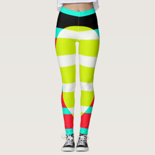 Futuristische zonsondergang leggings