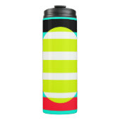 Futuristische zonsondergang thermosbeker (Voorkant)