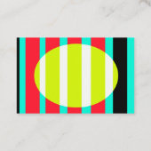 Futuristische zonsondergang visitekaartje (Achterkant)