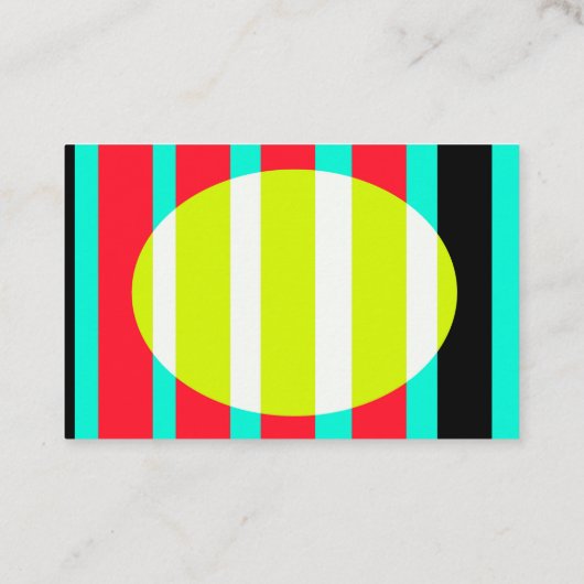 Futuristische zonsondergang visitekaartje (Achterkant)