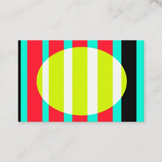 Futuristische zonsondergang visitekaartje (Voorkant)