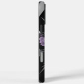 Futuristische zwarte bloementelefoonhoes Case-Mate iPhone case (Achterkant / Rechts)