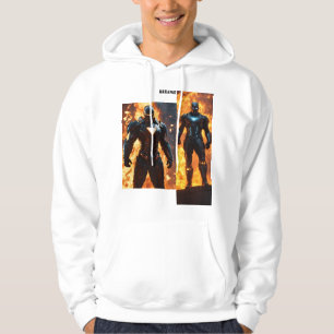 Futuristische Zwarte Iron Man Hoodie