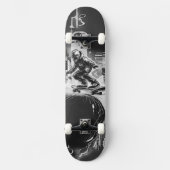 Futuristischer Flow - Der Rebellische Skateboarder Persoonlijk Skateboard (Voorkant)
