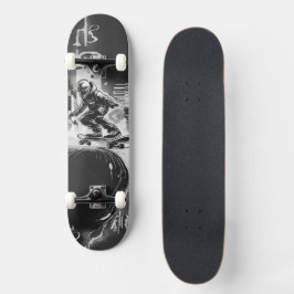 Futuristischer Flow - Der Rebellische Skateboarder Persoonlijk Skateboard