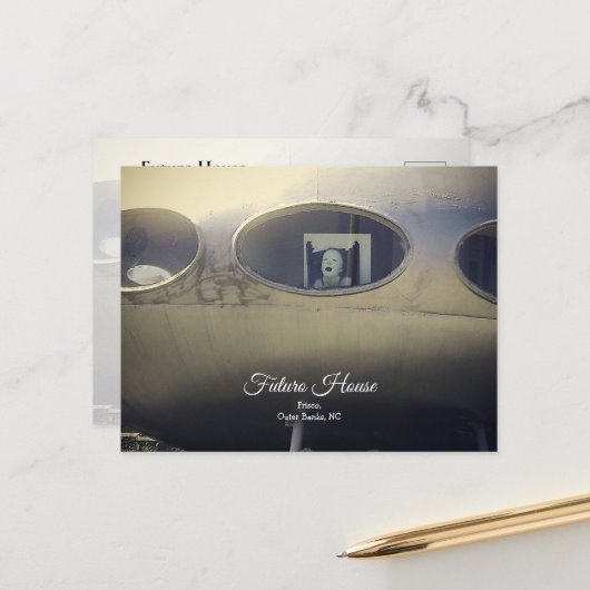 Futuro House Briefkaart (Voorkant / Achterkant in situ)
