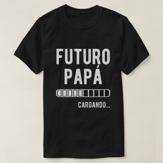 Futuro Papa Cargando Spain TShirt New Dad Gifts (Design voorkant)