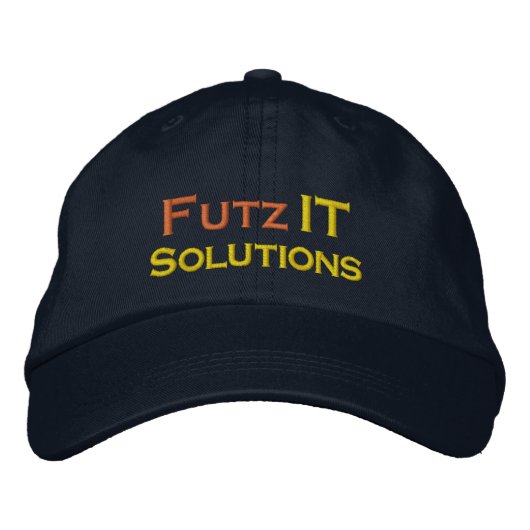 Futz IT Solutions geborduurd honkbal Pet (Voorkant)