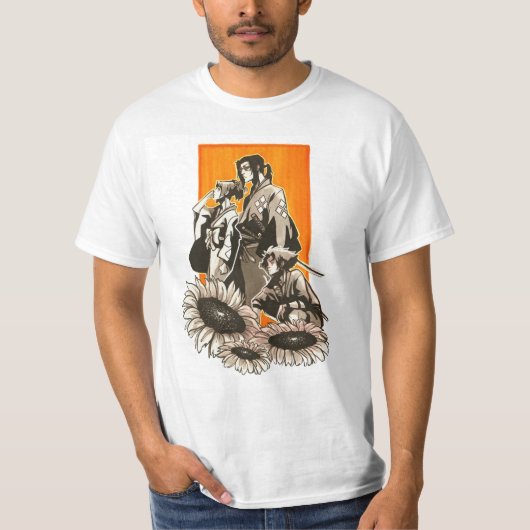 Fuu Jin en Mugen Samurai Champloo T-shirt (Voorkant)
