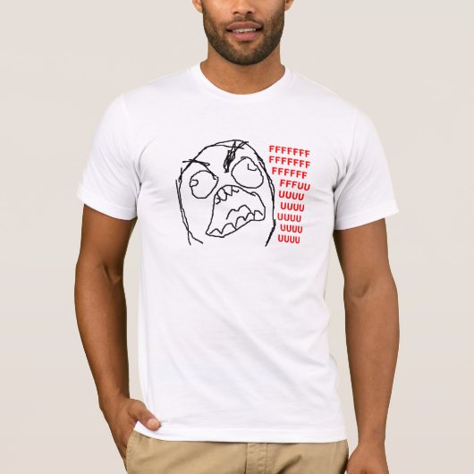 Fuuu TrollFace T-shirt (Voorkant)