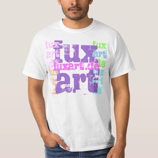 fuxart multicolored t-shirt (Voorkant)