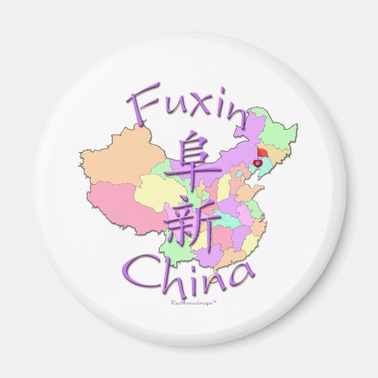 Fuxin China Magneet (Voorkant)
