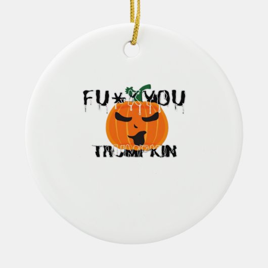 Fuyou Trumpkin V2 Classic Keramisch Ornament (Voorkant)