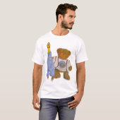 Fuzz en Camilla Pencil Sketch T-shirt (Voorkant volledig)