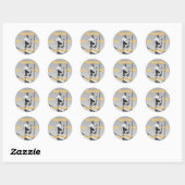 fuzz fonds ronde sticker (Vel)