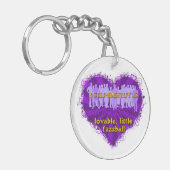 fuzzball sleutelhanger (Voorkant Links)