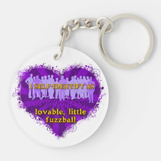 fuzzball sleutelhanger (Achterkant)