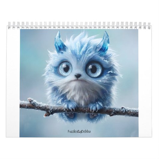 FuzzlesByDebba Muurkalender Kalender (Hoes)
