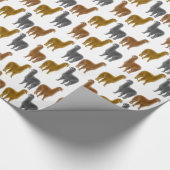Fuzzy Alpacas Wrapping Paper Cadeaupapier (Hoek)