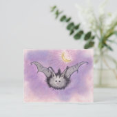 Fuzzy Bat Briefkaart (Staand voorkant)