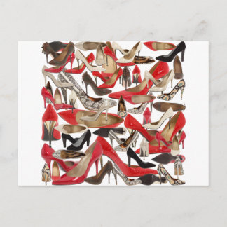 [fuzzy]Bedrukte schoenen!REMOVE! Briefkaart