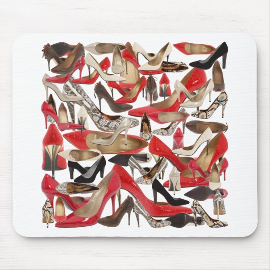 [fuzzy]Bedrukte schoenen!REMOVE! Muismat (Voorkant)