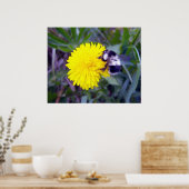 Fuzzy Bee Poster (Keuken)