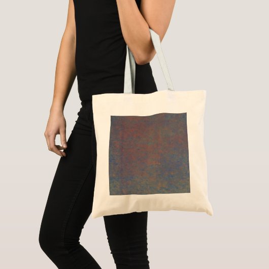 Fuzzy Blue Shopping Bag Design. Tote Bag (Voorkant (product))