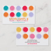 Fuzzy Blur Stippen Retro Pop Fun Profile Card Visitekaartje (Voorkant / Achterkant)