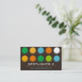Fuzzy Blur Stippen Retro Pop Fun Profile Card Visitekaartje (Staand voorkant)