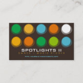 Fuzzy Blur Stippen Retro Pop Fun Profile Card Visitekaartje (Voorkant)
