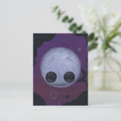 fuzzy bubble ball briefkaart (Staand voorkant)