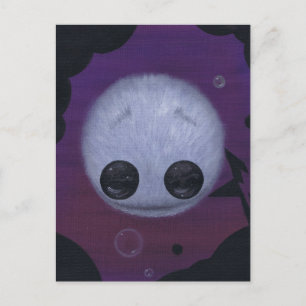 fuzzy bubble ball briefkaart