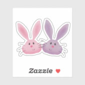 Fuzzy bunnies sticker (Vel)