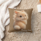 Fuzzy Bunny: Bunny Liefde Kussen (Deken)