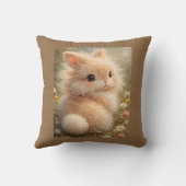 Fuzzy Bunny: Bunny Liefde Kussen (Achterkant)