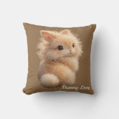 Fuzzy Bunny: Bunny Liefde Kussen (Voorkant)