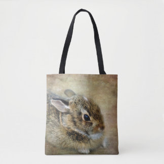Fuzzy Bunny Canvas tas