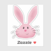 Fuzzy bunny sticker (Vel)