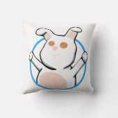 Fuzzy Butt - Crash here Kussen (Achterkant)