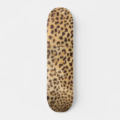 Fuzzy Cheetah Skateboard (Voorkant)