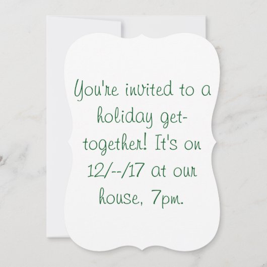 Fuzzy de sneeuwman kaart (Achterkant)