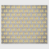 fuzzy dekletspraat op pooldots cadeaupapier (Vlak)