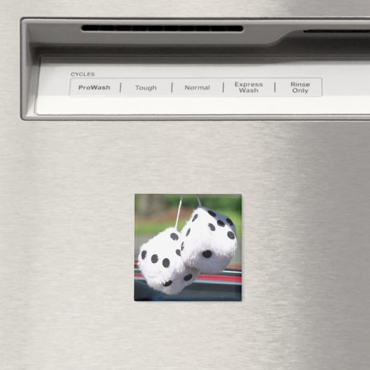 Fuzzy Dice Magneet (Insitu (Vaatwasser))