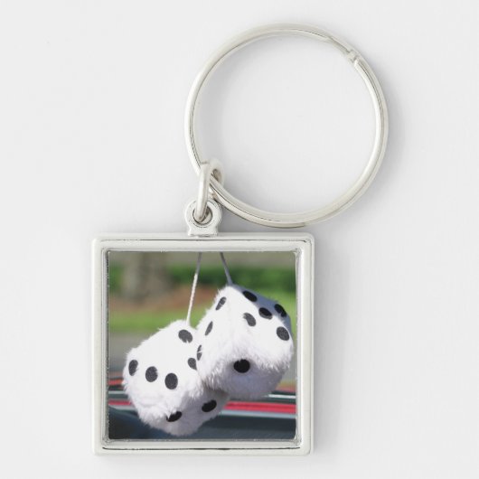Fuzzy Dice Sleutelhanger (Voorkant)