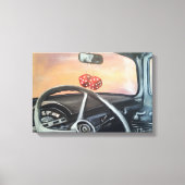 Fuzzy Dobbelstenen Canvas Afdruk (Voorkant)