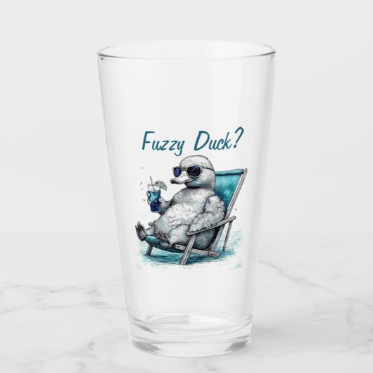 Fuzzy Duck Glas (Voorkant)