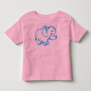 Fuzzy Elephant T-Shirt voor Toddlers
