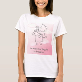 Fuzzy Express® Angel Dog T-shirt