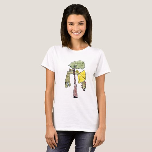 Fuzzy Express® Gzilla Tree Woman T-shirt (Voorkant volledig)